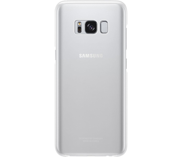 Etui ClearCover do Samsung Galaxy S8 srebrne - 355831 - zdjęcie 3
